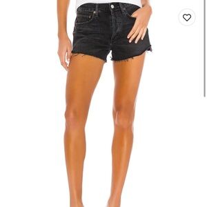AGOLDE. Parker Vintage Cut Off Short in Crash. Size 28. Worn once.